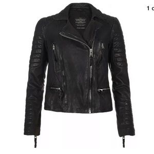 All Saints Pitch Biker Leather Jacket